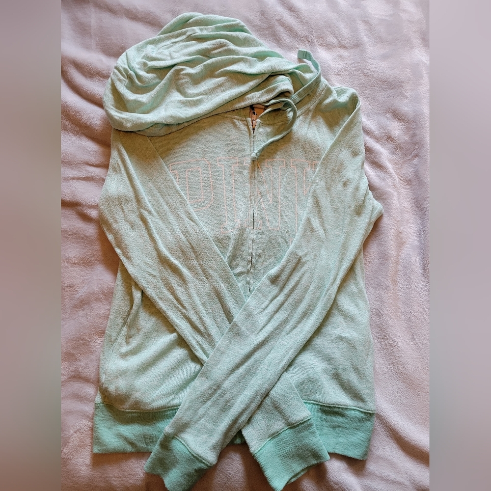 Victoria's Secret | Y2K PINK Mint Green Hoodie